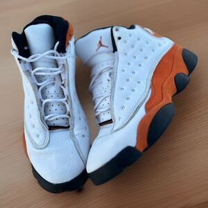 Nike Shoes Youth 7 Air Jordan 13 Retro Starfish Sneakers DJ3003-108 White Orange